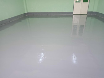 Epoxy Floor At Hospital For COVID-19(Bago)