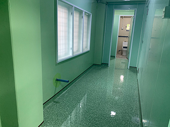 Antibacterial Vinyl Floor at Myittar Oo Eyecare Center (OT)