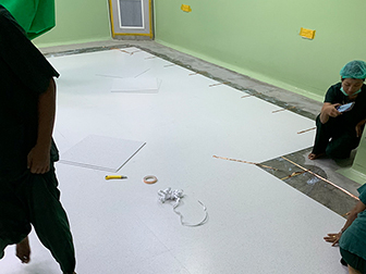 Anti-static Vinyl Floor At North Okkalapa General Hospital