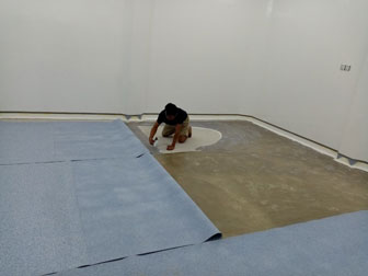 Anti Bacterial Flooring At Thayet Taw Circuit Hospital ( Dawei )